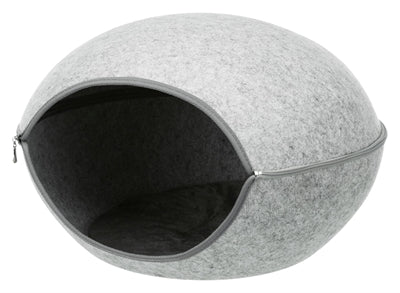 Trixie Relax-Iglo Luna Vilt Lichtgrijs