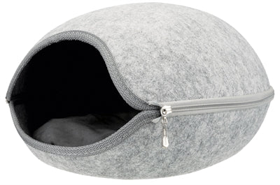 Trixie Relax-Iglo Luna Vilt Lichtgrijs