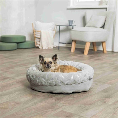 Trixie Mand Feather Rond Zilver / Grijs