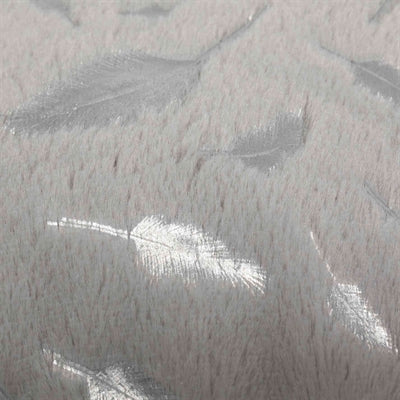 Trixie Mand Feather Rond Zilver / Grijs