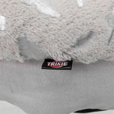 Trixie Mand Feather Rond Zilver / Grijs