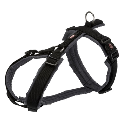 Trixie Hondentuig Premium Trekking Zwart / Grafiet Grijs