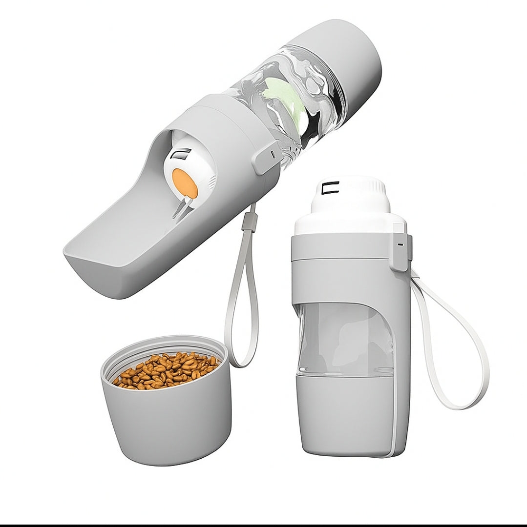 HydroSnack™ Opvouwbare Huisdierfles 2-in-1