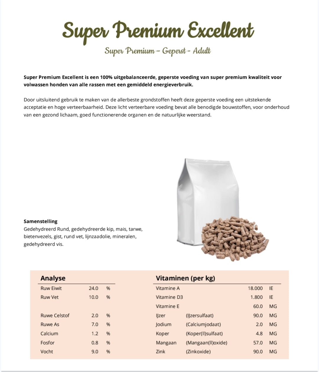 Geperste Super Premium Excellent