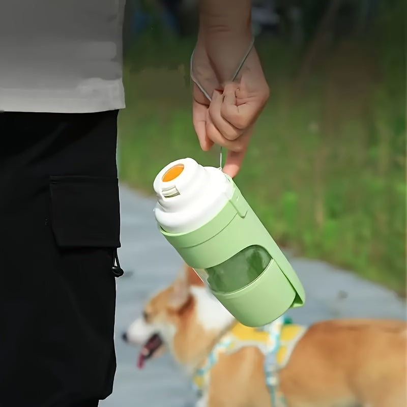 HydroSnack™ Opvouwbare Huisdierfles 2-in-1