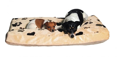 Trixie Hondenkussen Gino Pootprint Beige / Lichtbruin