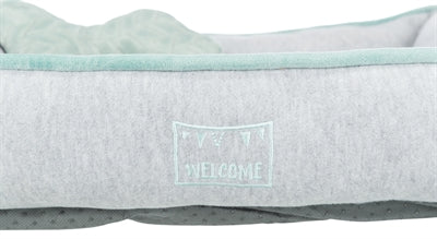 Trixie Junior Hondenmand Grijs / Mintgroen