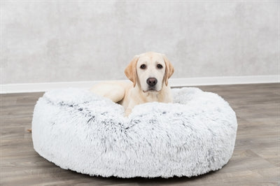 Trixie Kussen Harvey Rond Wit / Zwart