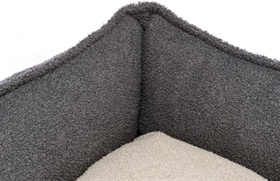 Trixie Be Eco Gerecycled Hondenmand Coline Hoekig Donkergrijs / Beige