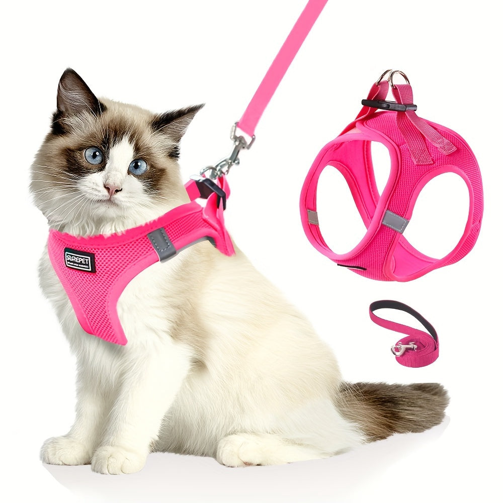 PurrSafe™ Kattenharnas met Anti-Ontsnappings­sluiting