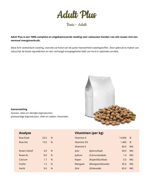 Basic- Adult Plus