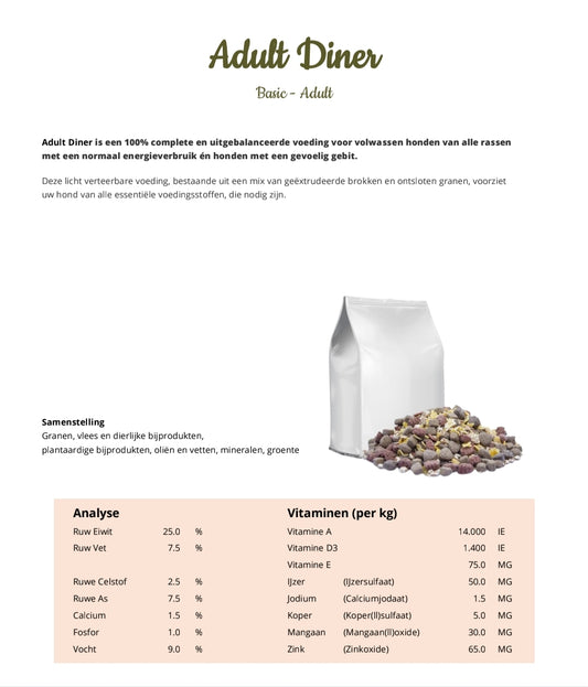 Basic - Adult Diner