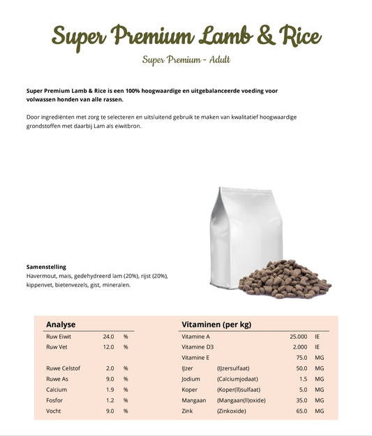Super Premium Lam & Rijst