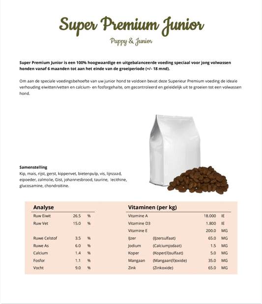 Super Premium Vanaf 6 Maanden