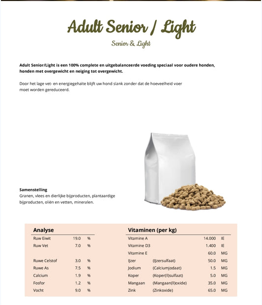 Adult Senior & Light