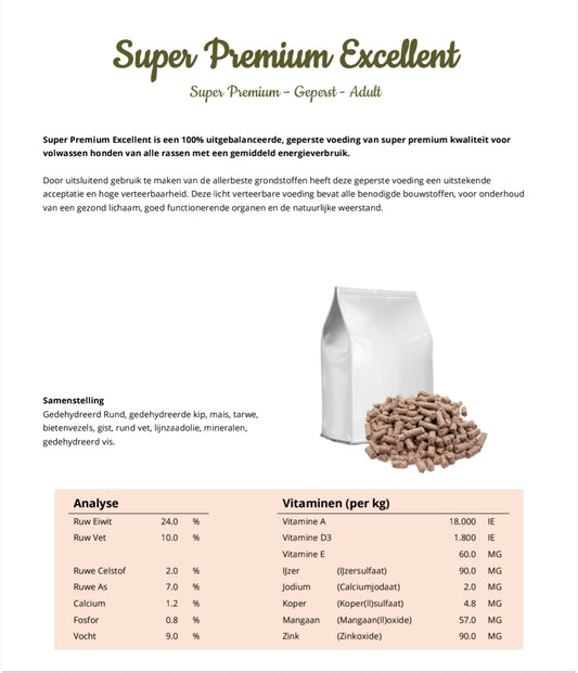 Geperste Super Premium Excellent