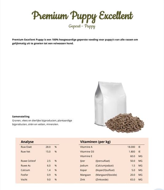 Geperst Premium Puppy Excellent